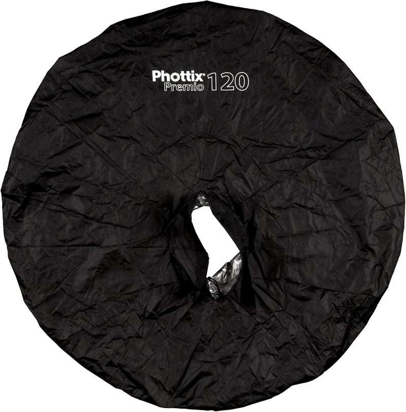 Phottix Premio Shoot-Through Umbrella with Black Backing (120cm/47) - PH85419 - Image 3